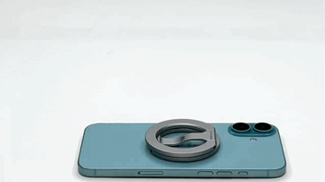 2つのリングで応用いろいろ！ 車載ホルダーにもなるスマホリング「Dual Magic Ring Rev版」