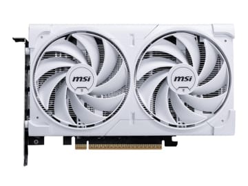 白い2連ファン搭載の「MSI GeForce RTX 5060 8G VENTUS 2X OC WHITE」