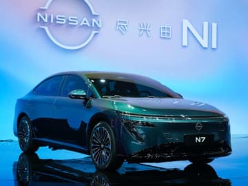 日産、中国現地法人開発のBEVセダン「N7」の受注好調　1カ月で1万7215台に達したと発表
