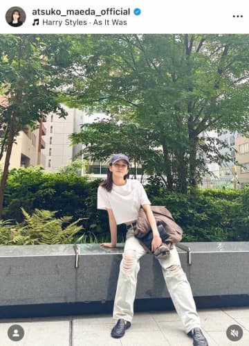 前田敦子33歳、大人の色気爆発ブラックコーデに大絶賛　「おしゃれすぎる」街角で圧倒的存在感