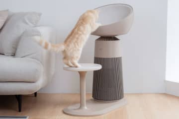 【猫用空気清浄機】うちの子の健康も空気もキレイにする「マルチ機能空気清浄機」【キャットタワー付き】