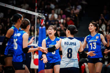 女子日本代表　セルビアにストレート勝ちで開幕2連勝