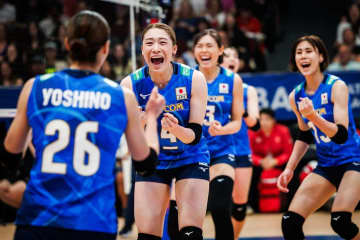 バレー日本女子が開幕２連勝！ 和田由紀子が最多17得点の躍動、セルビアをストレートで撃破【ネーションズリーグ】