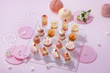 コンラッド東京、「ピーチアフタヌーンティー “フレッシュ・モーメント”」を開催　8月31日まで