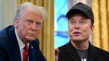 トランプ氏とマスク氏、減税法案めぐり決裂　非難の応酬に