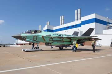 “導入目前”グリーンカラーで試験中！ ベルギー空軍、F-35A 9号機の姿を公開