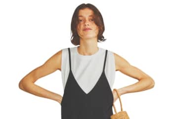 【明日なに着る？】さらりと着られて「すらりと見える」黒サロペット