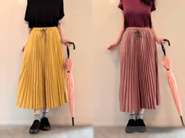 間もなく梅雨シーズン!おしゃれに快適に過ごしたい方必見 撥水スカート