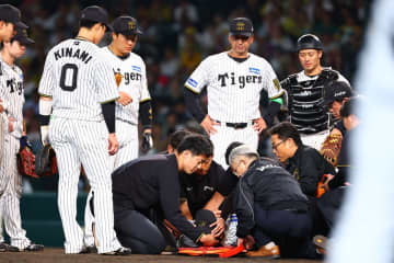【阪神】藤川監督　救急搬送の石井の容体を説明「広岡選手もつらいところあると思う」