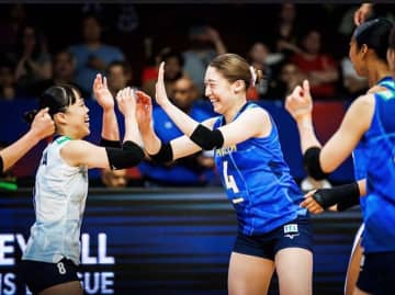 【バレーボール】女子代表がセルビア下しＶＮＬ２連勝　主将・石川真佑「うまく修正できた」