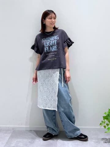 【グローバルワーク】40代ママ店員がお手本♡「Tシャツコーデ」