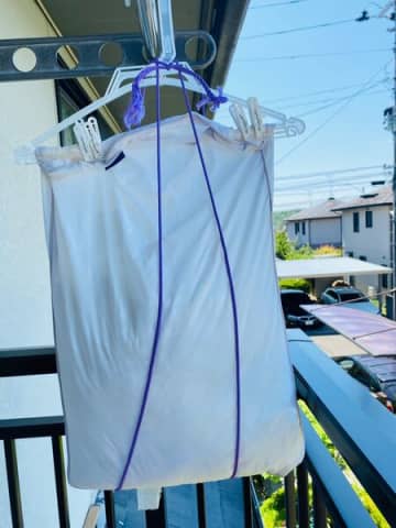 洗いたくなる枕！洗濯表示に気をつけて