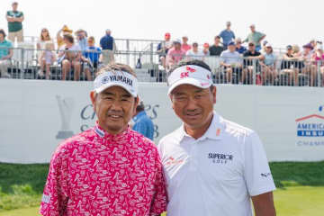 藤田寛之＆チェ・キョンジュは「64」も22位後退　米シニアのダブルス戦
