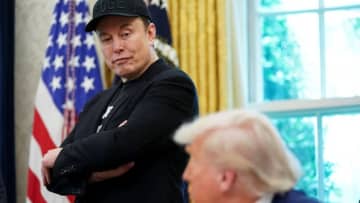マスク氏の行動は薬物使用疑惑に関連か、トランプ氏が側近に質問　情報筋