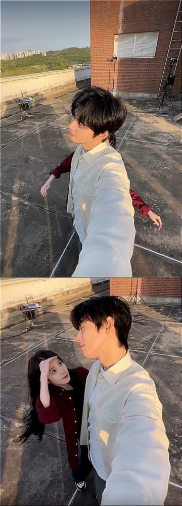 歌手IU＆ASTRO・チャウヌ、“反則級”の美男美女コンビ！和気あいあいとしたMV撮影の裏側を公開