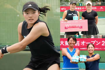 23歳の今村咲が「大東建託OP／大阪W15」で今季初優勝！「グランドスラムを目指して頑張りたい」と抱負＜SMASH＞