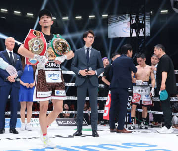 中谷潤人 西田凌佑にＴＫＯ大激勝で王座統一！　井上尚弥に「もうすぐ行くので、待っていてください」