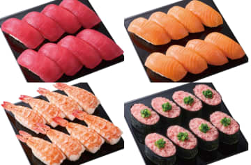 小僧寿し、自分の好きなネタだけ8貫648円/16貫1188円の「推しネタ寿し祭」