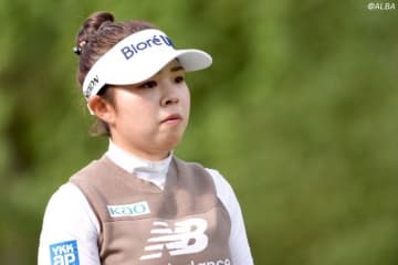 これもツアールーキーのお仕事？ エアーホーンを鳴り響かせる山下美夢有の表情が可愛いと反響