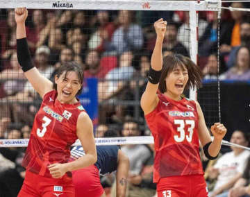 【バレーボール】日本が４連勝　秋本美空は初のブロックポイントに笑顔「手に当たってびっくり」