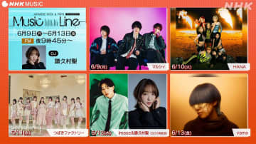 マルシィ、HANA、つばきファクトリー、yamaが「ミュージックライン」に登場