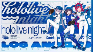 ホロライブ×ドジャースコラボ、VTuber3人が試合会場から当日に生配信