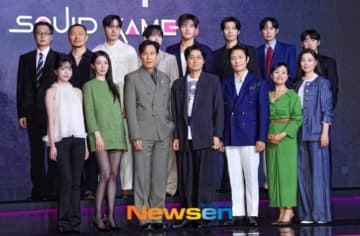 【PHOTO】イ・ジョンジェ＆イ・ビョンホンら、Netflix「イカゲーム3」制作発表会に出席
