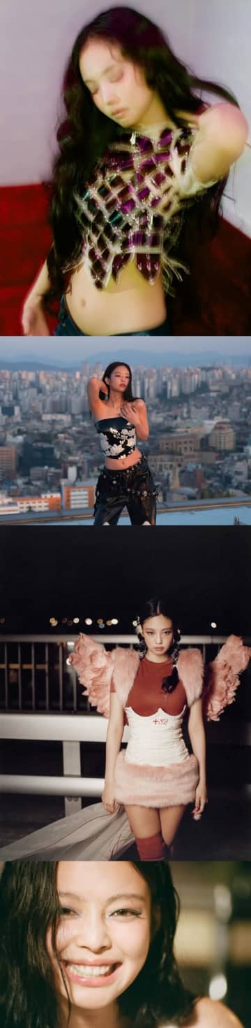 限界ギリギリ衣装から一転…BLACKPINKジェニー、“300時間手作業“で作られたアートな衣装で魅了