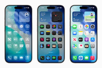 アップル、「iOS 26」を今秋提供開始。新デザインLiquid Glass導入