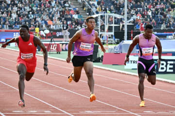 サニブラウン、10秒44で8位　陸上の国際大会