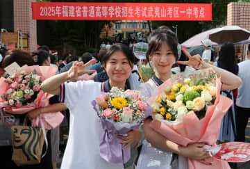中国・武夷山市で統一大学入試終了
