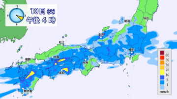 九州北部は10日（火）夕方にかけて　引き続き線状降水帯発生のおそれ　土砂災害など厳重警戒を