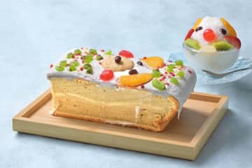 「しろくま かき氷カステラ」練乳で“かき氷風”ひんやりシャリシャリ食感に、台湾発祥カステラ専門店から