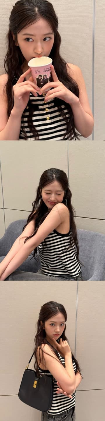 IVE・ユジン、ハーフアップ×ナチュラルメイクの“素顔ビジュ”披露「透明感やばい…」【PHOTO】