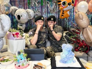 BTSのRM、除隊前日に大泣き！？ライブ配信でVと心境明かす…ジンのサプライズ登場にも注目