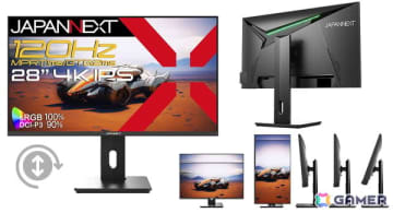 JAPANNEXTより120Hz・4Kに対応した28インチのゲーミングモニター「JN-28IPS120UHD-HSP」が発売！