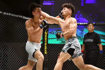 南友之輔が韓国人ランカーに判定勝利しGLADIATORバンタム級王座戴冠！「絶対に僕が世界の頂に立ちます」