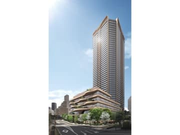 赤坂7丁目で46階建てタワーマンション、日鉄興和不動産などが着工