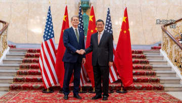 アメリカと中国の閣僚級による2日目の貿易協議がロンドンで始まる　中国のレアアース輸出規制などが主な焦点に