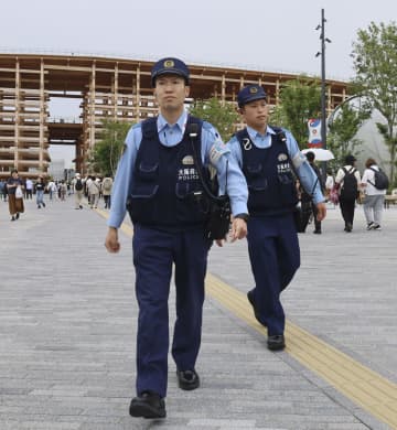 万博の広大な会場「安全守る」　警察隊、事件事故に対応
