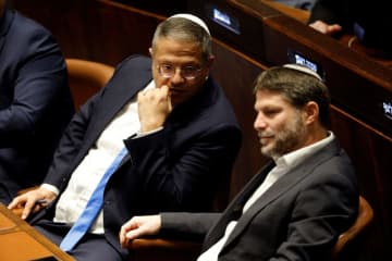英など、イスラエル2閣僚に制裁　5カ国が入国を禁止