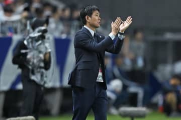 「現時点で差は大きいですが…」森保監督が新戦力のさらなる成長に期待。W杯本大会に向けたチーム作りにも手応え「確実に進んでいます」【日本代表】