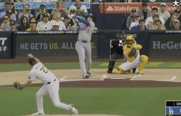 何故、そこに投げた？ 大谷翔平、爆速弾丸ヒットで“異変”「この球は甘すぎる」 相手投手が見せたリアクションが話題に「ホームランにならなかっただけ」