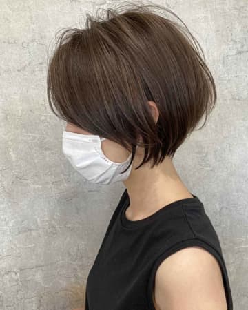 暑いから切りたいけど、短いのは、、→ 【丸みショートボブ】ならイケるかも♡