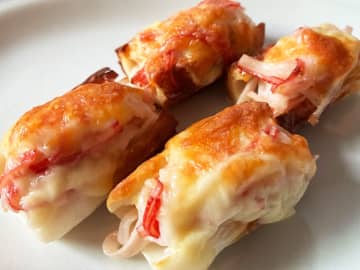 簡単なのにおいしすぎる！　ちくわ×カニカマ×チーズで衝撃おきた