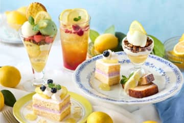 アフタヌーンティー・ティールーム「レモン尽くしの夏スイーツ」“レモン×ピスタチオ”の爽やかパフェなど