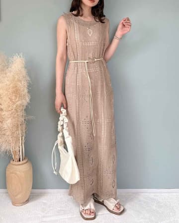 【しまむら】大人の上品見え♡「淡色ワンピ」