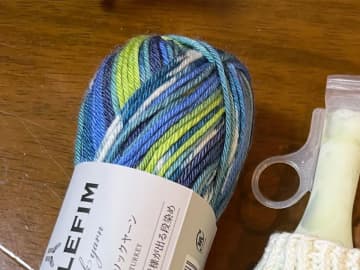 手編みで作ったのは…　夏にぴったりな便利グッズに「すごい」「この発想はなかった」