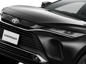 トヨタ「ハリアー」が一部改良　特別仕様車“Night Shade”登場