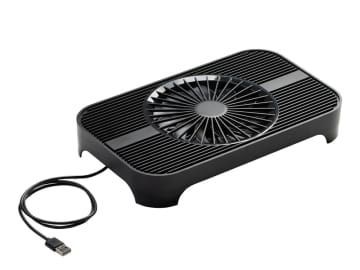 ルーターやミニPCを冷やせるファン付きスタンド